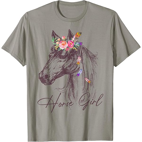 Amazon.com: Horse Womens Graphic - Horse For Girls T-Shirt